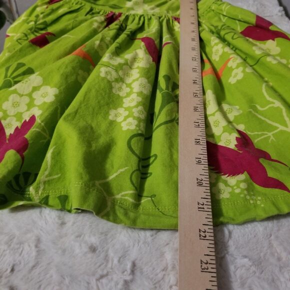 Jelly the Pug Dress Girls Size 3T Sleeveless Green - Picture 7 of 9